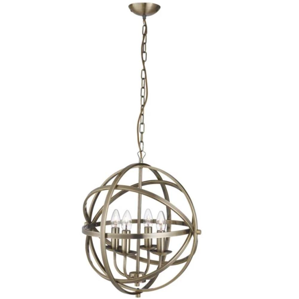 bronz csillar elegans kor lampa gomb fem vas lancos klasszikus country lakas otthon etterem etkezo konyha vilagitas.jpg